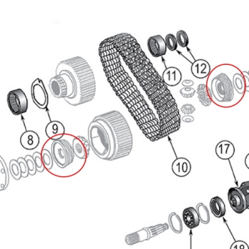Jeep Grand Wagoneer SJ Cones for balancing Quadra-Trac Bj. 73-79