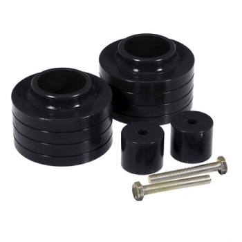 Jeep Wrangler TJ Polyurethan Spacer Federteller Distanzbuchsen Set hinten 2" Höherlegung schwarz Prothane 96-06