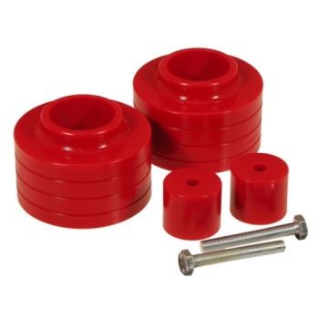 Jeep Wrangler TJ Polyurethane spacer spring plate spacers rear 2" lift kit red Prothane 96-06