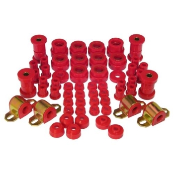 Jeep CJ CJ5 CJ7 Karosseriebuchsen Fahrwerksbuchsen Komplettsatz rot Prothane 80-86