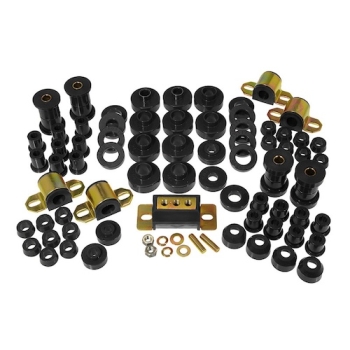 Jeep CJ CJ5 CJ7 Karosseriebuchsen Fahrwerksbuchsen incl. Getriebegummi Set Komplettsatz schwarz Prothane 76-79