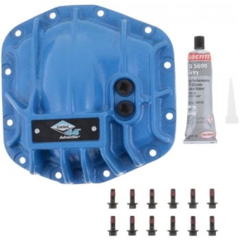 Jeep Wrangler JL Performance Sphäroguss Differentialdeckel Kit Blau Dana 44 VA AdvanTEK Vorderachse Spicer 18-