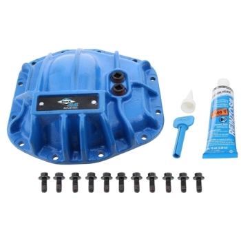 Jeep Wrangler JL Blue Performance Nodular Iron Differential Cover Kit Dana 44 AdvanTEK rear axle Spicer 18-