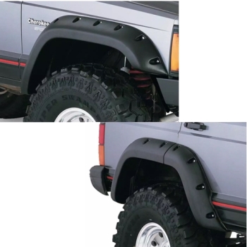Preview: Jeep Cherokee XJ 4türer 5" Cut Out Style Kotflügelverbreiterungen 4teilig Bushwacker 84-01