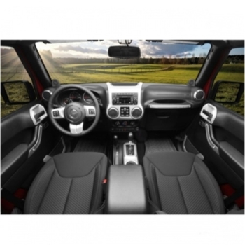 Jeep Wrangler JK 2türer Satz Decor Blenden Innendecorblenden Grau Automatik 11-18