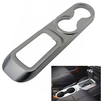 Jeep Wrangler JK Blende Schaltkulisse Getränkehalter Mittelkonsole vorne Grau Automatikgetriebe 11-18