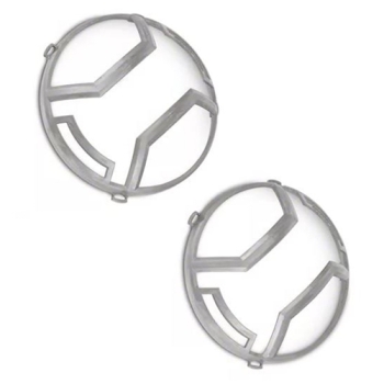 Jeep Wrangler JK 2er Set Lampenschutzgitter Scheinwerfer Elite Serie ALU unbehandelt 07-18