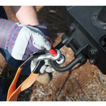 Preview: Jeep Universal 2pcs. Set D-Rings 5/8" Shackle ring thickness Ø 3/4" Bolt diameter