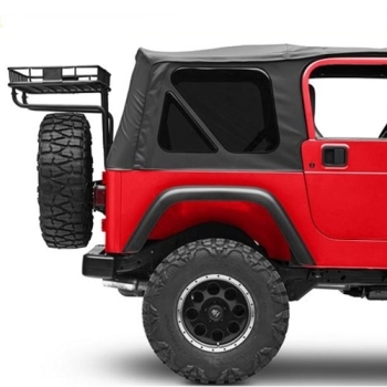 Jeep Wrangler YJ TJ Gepäckträger Heckträger Trail Rack Rugged Ridge 87-02