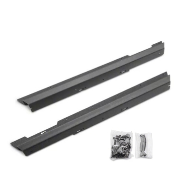 Jeep Wrangler TJ Unlimited 2er Set HD Karosserieschutz Rocker Panel Seitenschweller schwarz 04-06