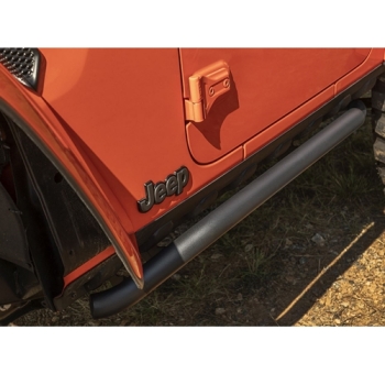 Jeep Wrangler JL 2-türer 2er Set RRC Rocker Guards Flankenschutz Seitenrohre schwarz 18-25