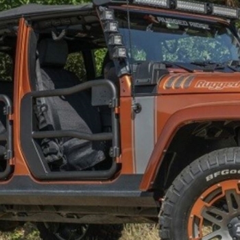 Jeep Wrangler JK 2er Set Fortis Tube Doors Stahlrohr Türen vorne Rugged Ridge 07-18