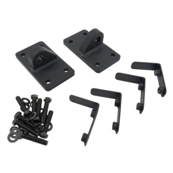 Jeep Wrangler YJ Schäkelhalter Montageplatte Set für Modul Stoßstange vorne & hinten Rugged Ridge 87-95