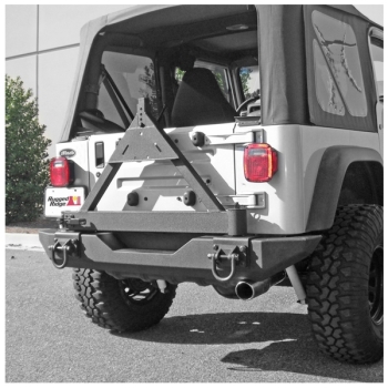 Jeep CJ XHD Modul Ersatzradhalter Reserveradhalter hinten schwarz strukturiert 76-86