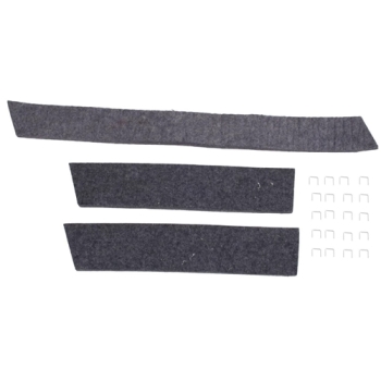 Jeep Willys MB M38 CJ2A CJ3A CJ3B Ford GPW 3-teiliges Kühler Filz Flachkeder Set 42-64