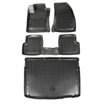 Jeep Renegade BU Fussmatten Komplettset Fußmatten mit Laderaumwanne All Terrain 15-