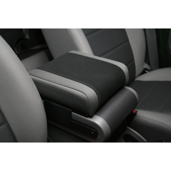 Jeep Wrangler JK Armlehne auf Mittelkonsole Neopren schwarz grau Bj. 07-10