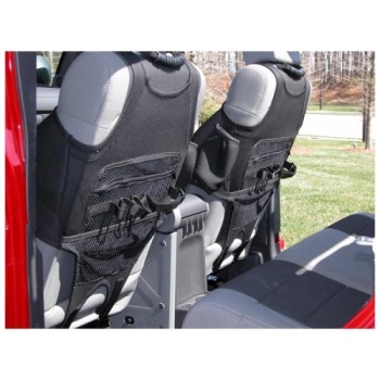 Preview: Jeep Gladiator JT Sitzbezüge Sitzbezug Sitzschoner Neopren schwarz vorne mit Staufächer 19-21