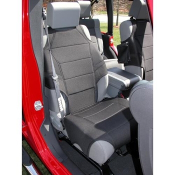 Jeep Gladiator JT seat covers seat cover seat protector neoprene black front with storage compartments 19-21