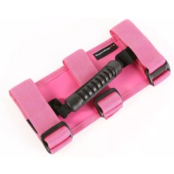 Jeep Wrangler JK 2er Set Ultimate Haltegriffe Griffe Pink am Überrollbügel Rugged Ridge 07-18