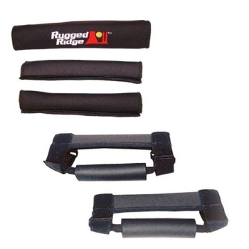 Jeep Wrangler TJ 5pcs. Black Grab Handle Door Handle Set 96-06