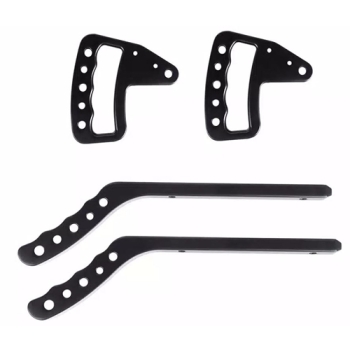 Jeep Wrangler JK set grab handles aluminum black 2 & 4 doors 07-18