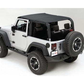 Jeep Wrangler JK 2-Door Bikini Top Mesh Roll Bar Top 10-18