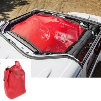 Jeep Wrangler JK Sun Shade Mesh Bikini Top Rot Sonnenschutz Hardtop Rugge Ridge 07-18
