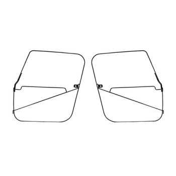 Jeep CJ CJ7 2-piece set of door frame linkages for original soft top 76-86