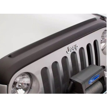 Jeep Wrangler JK 2er Steinschlagschutz Protector Motorhaube & Hecktür Schwarz Strukturiert Bushwacker 07-18