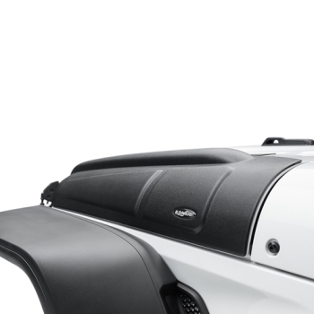 Jeep Wrangler JL 3er Steinschlagschutz Motorhaube Schwarz Strukturiert Bushwacker 18-26