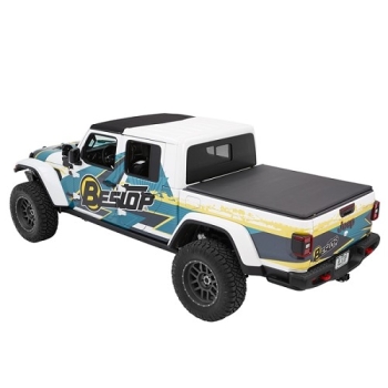 Jeep Gladiator JT Softcover Laderaumabdeckung Ladeflächenabdeckung schwarz 3-fach klappbar Bestop 19-