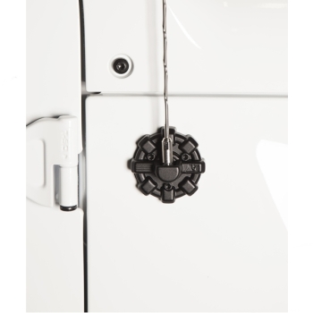 Jeep Wrangler JK JL Gladiator JT Elite Antenna Base mount black Aluminium Rugged Ridge 07-