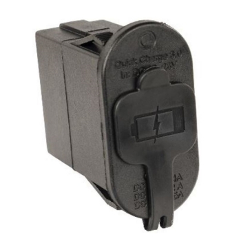 Jeep Universal 3.0 Dual USB Port mit 3.0 Qi-Funktion