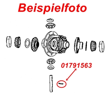Jeep Wrangler JK Sicherungsbolzen Ausgleichsbolzen Differentialbolzen Dana 44 Hinterachse Spicer 07-18