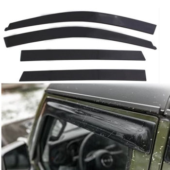 Jeep Wrangler JL 4türer Low Profile Dark Smoke Windabweiser Set Husky Liners 18-26