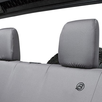 Jeep Wrangler JK 2-door seat cover rear seat gray denim Bestop 07-16
