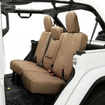 Preview: Jeep Wrangler JL 4-türer Sitzbezüge Sitzbezug hinten mit Mittelarmlehne TAN Bestop 18-