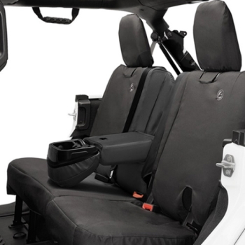 Preview: Jeep Wrangler JL 4-türer Sitzbezüge Sitzbezug hinten mit Mittelarmlehne schwarz Diamond Bestop 18-