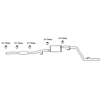 Jeep Gladiator JT 3,6 ltr. QuietCrawler™ Performance Exhaust System Dynomax 19-