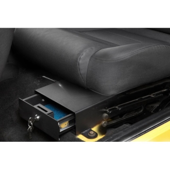 Jeep Wrangler TJ Stahlkassette Safe Staubox Stahl abschließbar unter Fahrersitz Bestop 96-06