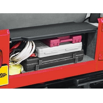 Preview: Jeep Wrangler YJ Stahl Staubox Instatrunk im Kofferraum Bestop 87-95