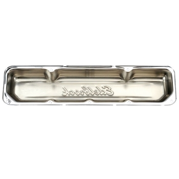 Jeep CJ 5,0 & 5,9 ltr. V8 Chrom Signature Series Ventildeckel Set Edelbrock 73-86