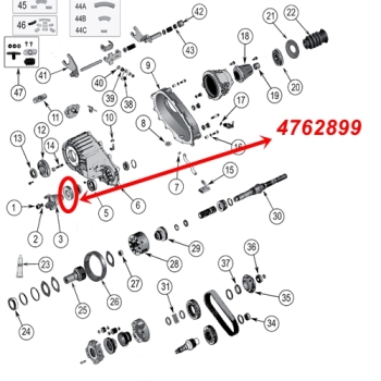 Jeep Grand Cherokee ZJ ZG front Output Seal NP242 Transfer Case 93-96
