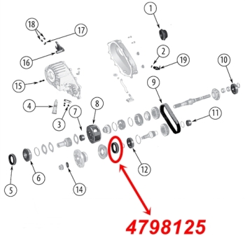 Jeep Wrangler JK front Output Seal NV241 NV241OR Transfer Case 07-18