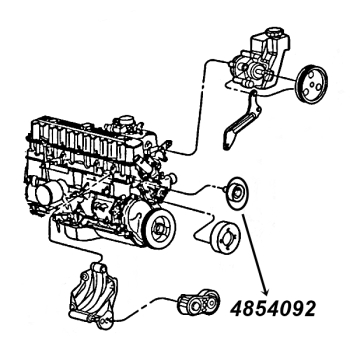 Jeep Grand Cherokee WJ WG 4,0 ltr. Spannrolle Umlenkrolle Ø 76mm Gates 99-04