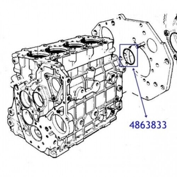 Jeep Grand Cherokee ZJ ZG 2,5 ltr. TD O-Ring Dichtring Nockenwelle hinten Mopar Bj. 95-98