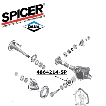 Jeep Wrangler YJ Drive Pinion Spacer for Dana 44 rear axle Spicer 94-95