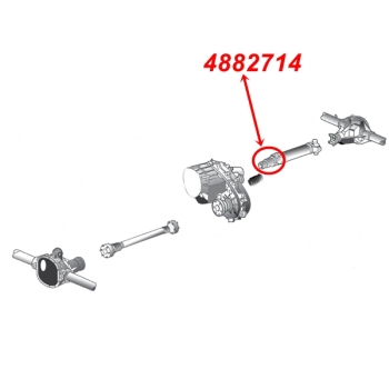 Jeep Grand Cherokee WJ WG 4,0 ltr. Schiebestück Kardanflansch Kardanwelle hinten zum NP242 Verteilergetriebe Spicer 99-00