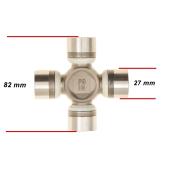Jeep Grand Cherokee WJ WG Kreuzgelenk hintere Kardanwelle nicht abschmierbar 82 x 27mm Spicer 99-04